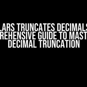 Polars Truncates Decimals: A Comprehensive Guide to Mastering Decimal Truncation